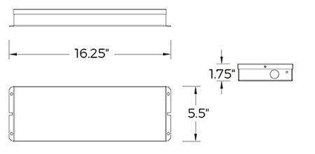 Emergency Fluorescent Ballast | 3000 Lumen | T5 or T8 Dimensions